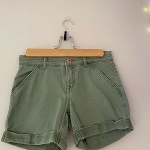 kahki jean shorts